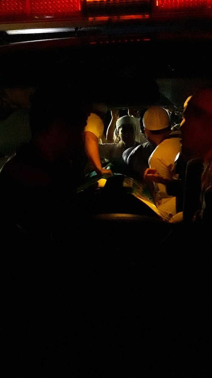 Jenazah Ustaz Arifin Ilham disalatkan di masjid Az Zikra, Sentul, Jawa Barat pada Kamis (23/5/2019).