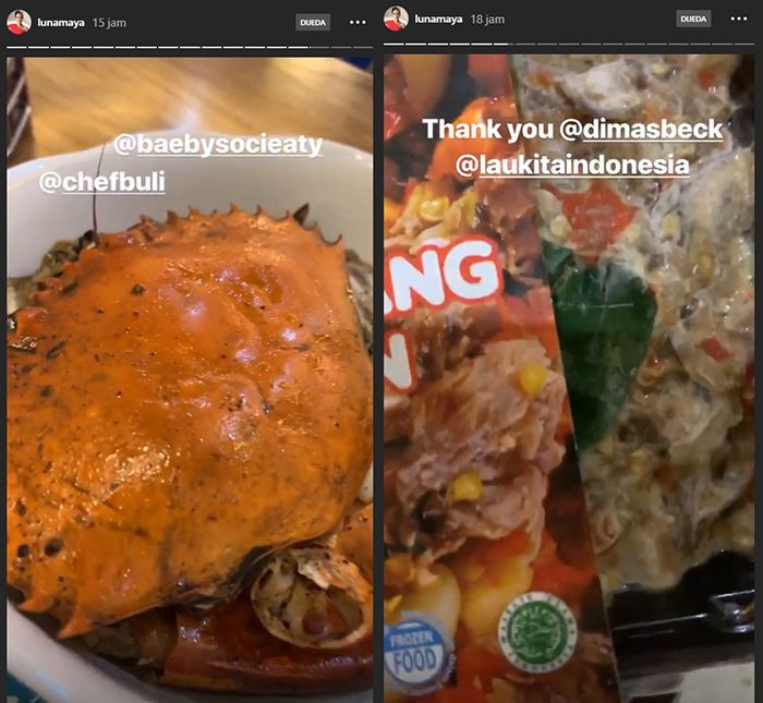 Buka puasa <a href='https://pontianak.tribunnews.com/tag/luna-maya' title='Luna Maya'>Luna Maya</a>