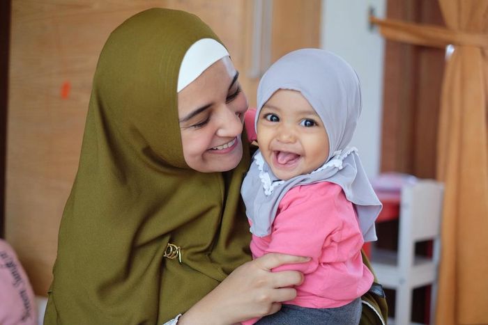Paling Populer 12 Gambar Bayi  Lucu  Pakai  Hijab Meme Lucu 