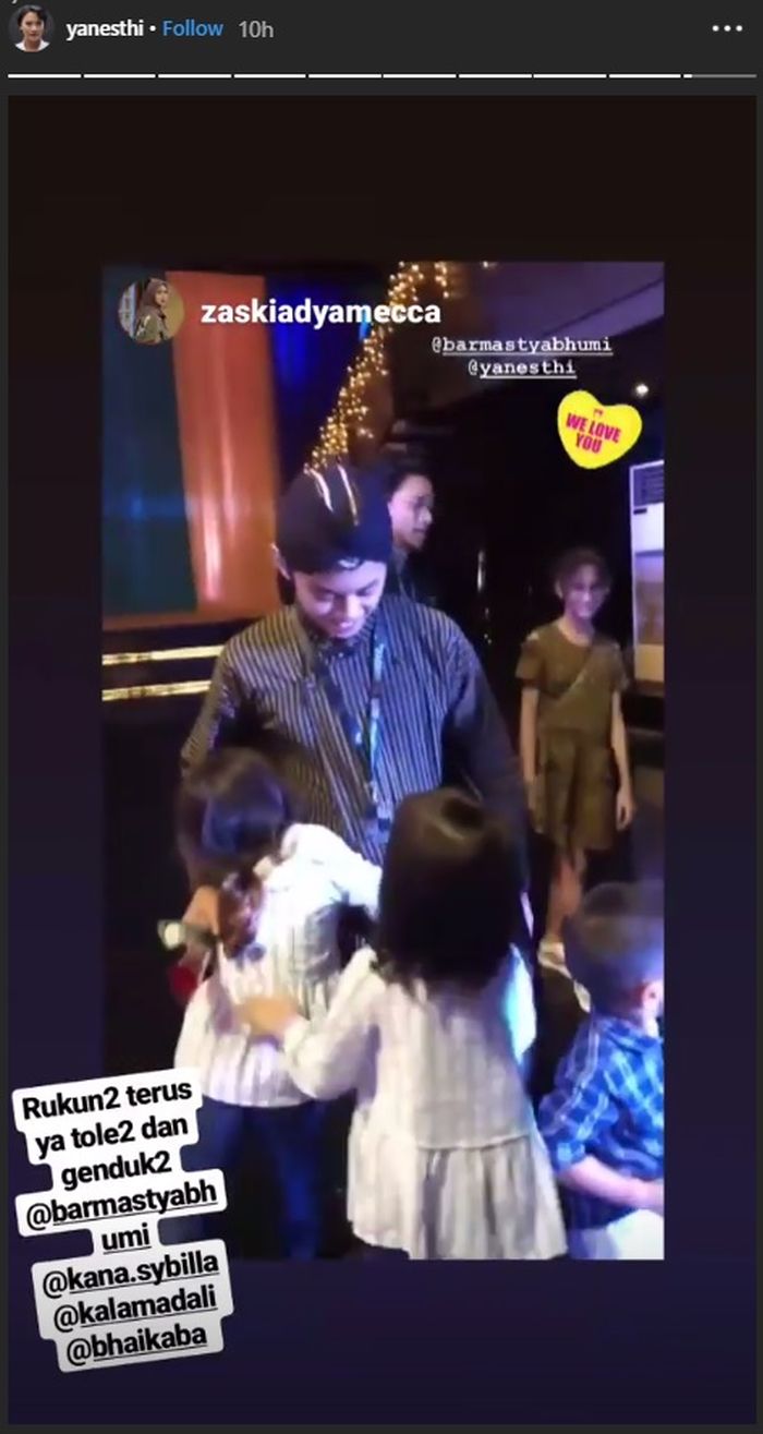 Potongan Instagram Stories Yanesthi