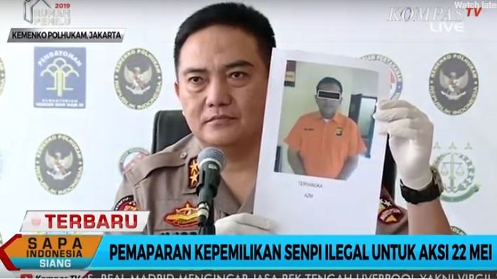 Sosok salah satu tersangka pembunuh bayaran.