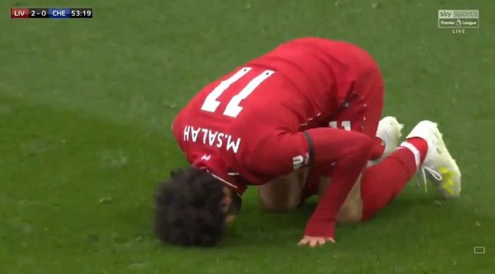 Selebrasi sujud Mohamed Salah