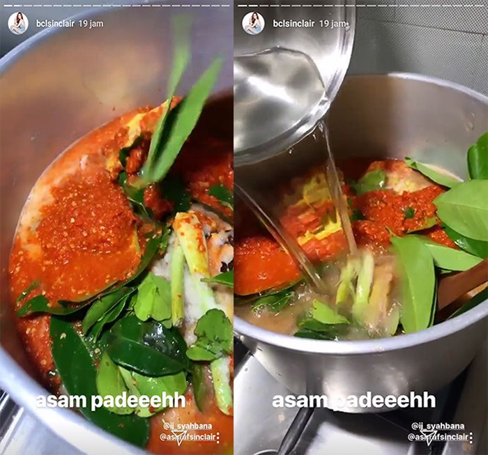 Asam Padeh, menu khas Indonesia yang dipilih oleh BCL