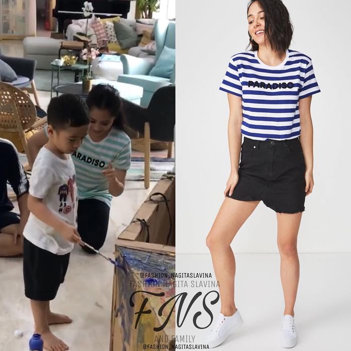 Deretan Koleksi Kaus Oblong Nagita Slavina dengan Harga Murah - Cotton On