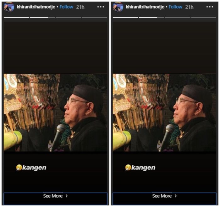 Khirani Trihatmodjo merindukan sosok kakeknya.