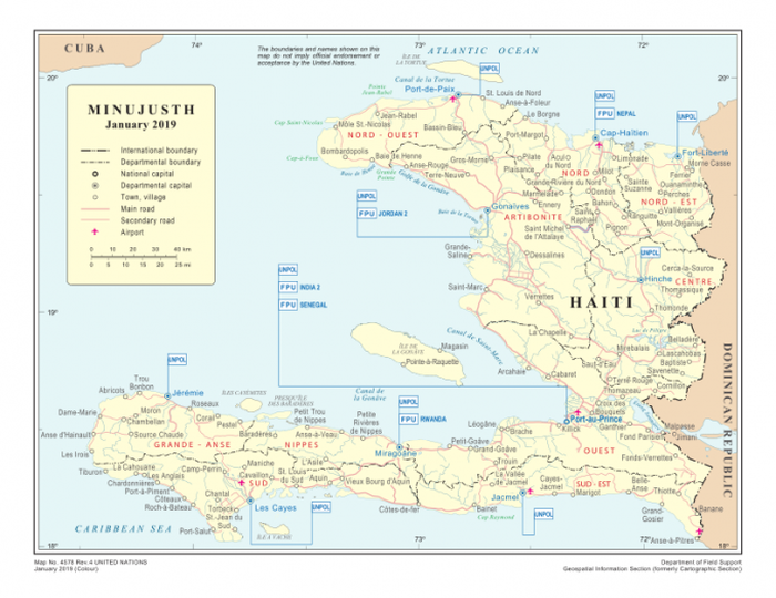 Peta lokasi Haiti