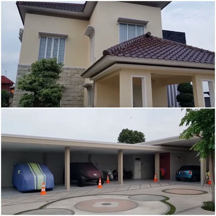 Tampilan depan rumah Bu Dendy