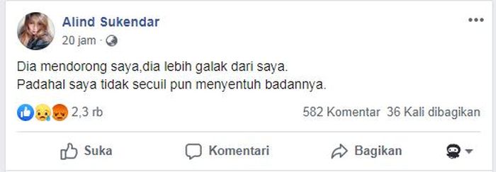 sikap kasar pelakor anggota TNI