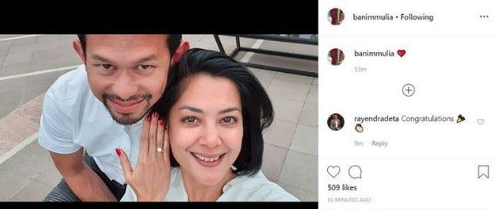 Bani Mulia pamer kemesraan dengan Lulu Tobing
