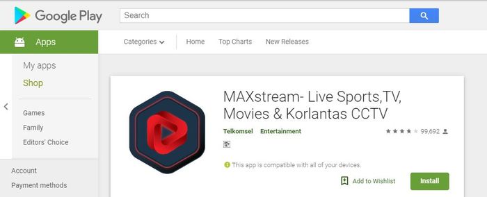 Aplikasi MAXstream untuk memantau CCTV selama arus mudik lebaran sudah dapat diakses di Google Playstore