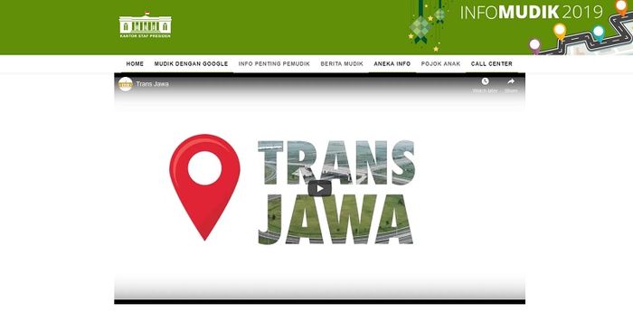 Tampilan situs infomudik.go.id