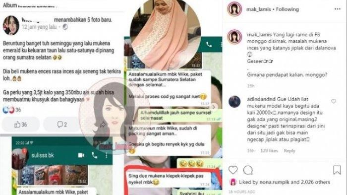Mukena Syahrini Dituding Hasil Jiplakan