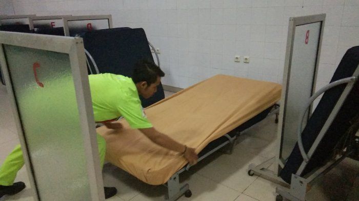 Fasilitas penginapan di SPBU Tegal