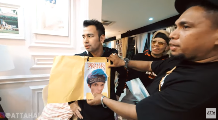 Raffi Ahmad diprank Atta Halilintar