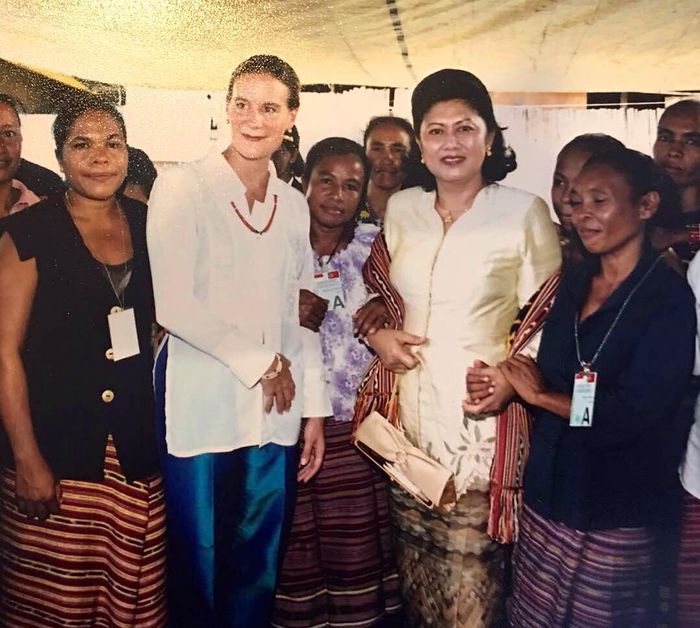 Ani Yudhoyono menghadiri kegiatan di Timor Leste.