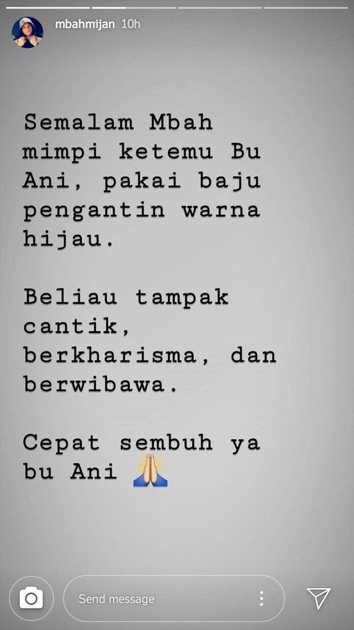 Ini Arti Mitos Jawa Mimpi Mbah Mijan Lihat Ani Yudhoyono Berbalut Busana Pengantin Warna Hijau