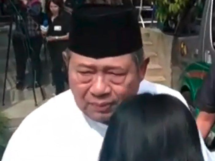 Selalu Terlihat Gagah dan Tegar, Begini Potret Tangis SBY 