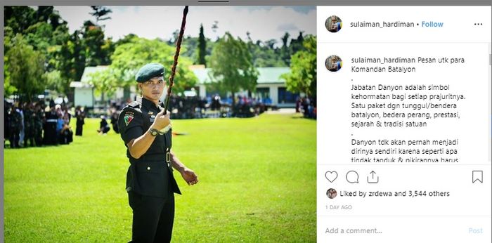 Pesan untuk para Komandan