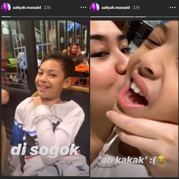 Kedekatan Keanu Massaid dengan Aaliyah Massaid