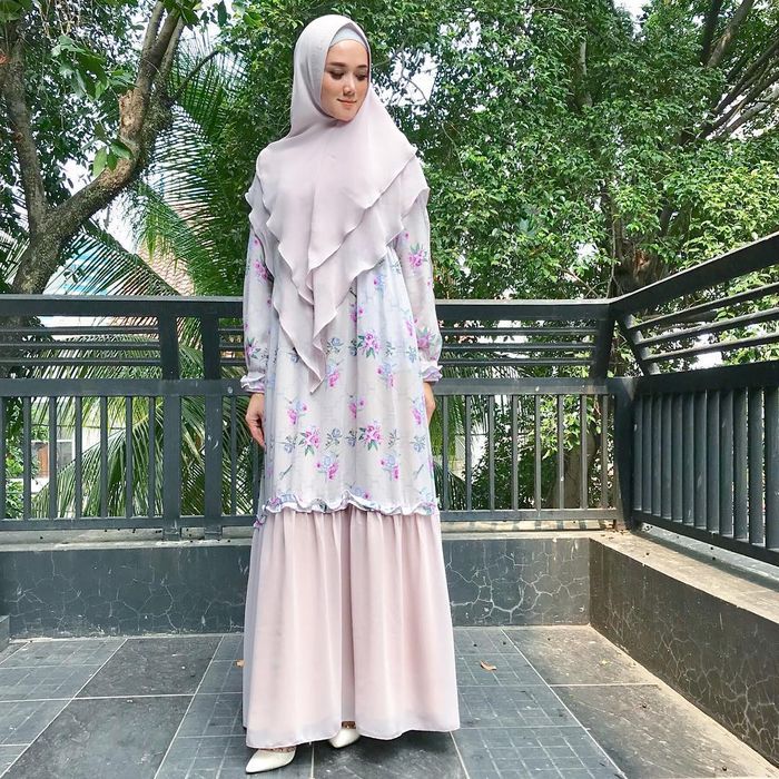 Mulan Jameela gamis floral