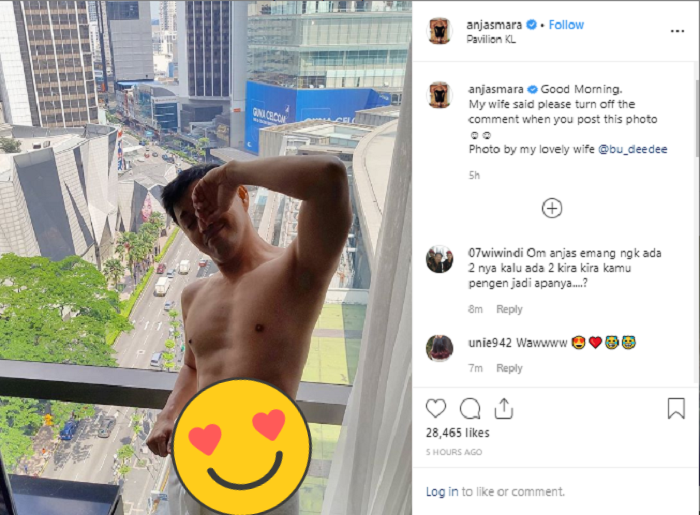 Unggahan foto Anjasmara tuai kritikan netizen.