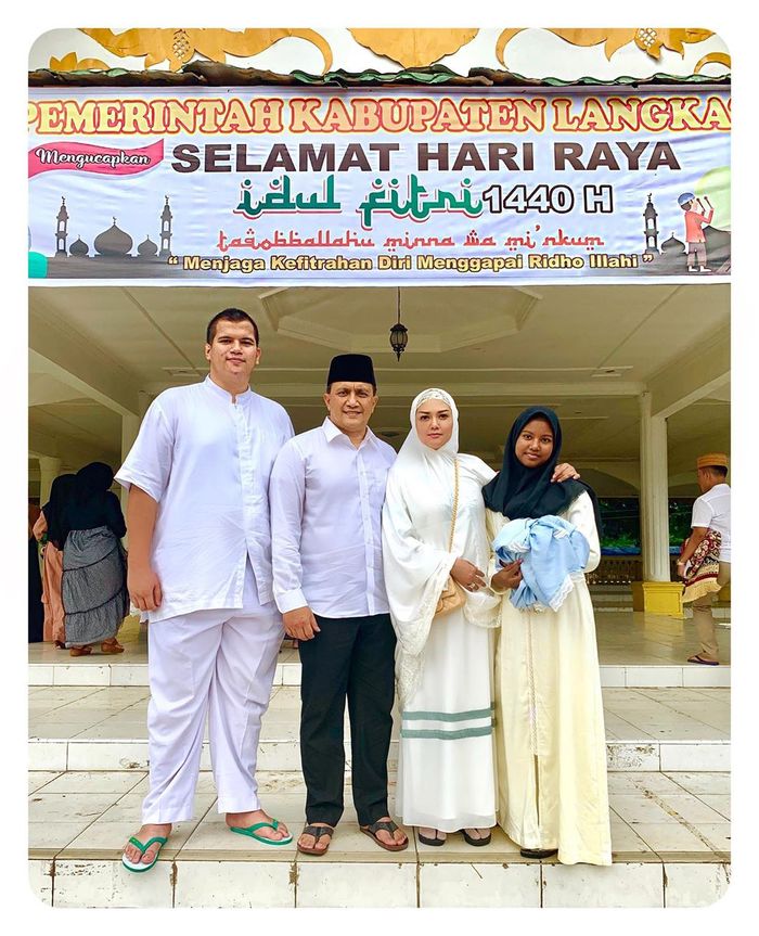 Bella Saphira bagikan momen saat rayakan lebaran di kampung halaman sang suami