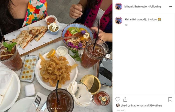 Khirani menutup kolom komentar akun instagramnya setelah debat Mayangsari dengan warganet
