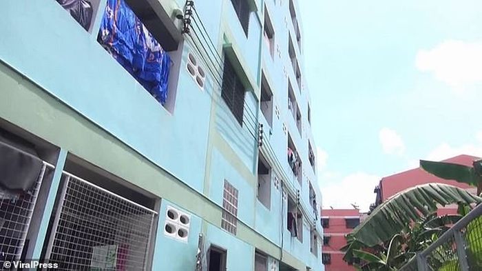 Apartemen tempat ibu membuang bayinya.