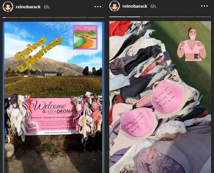 Pakaian dalam wanita ditunjukan Reino Barack miliki banyak makna