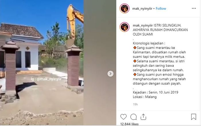 Tangkap layar Instagram