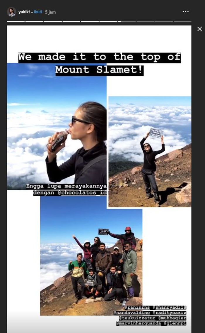 Yuki Kato naik gunung (3)