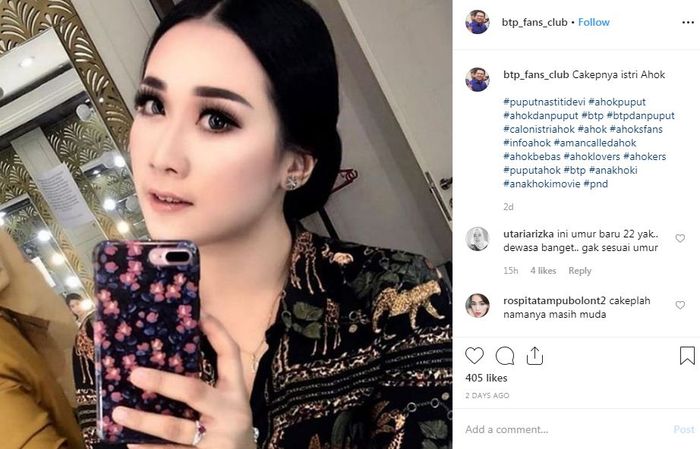 Unggahan <a href='https://pontianak.tribunnews.com/tag/puput-nastiti-devi' title='Puput Nastiti Devi'>Puput Nastiti Devi</a> dengan tampilan berbeda dari biasanya