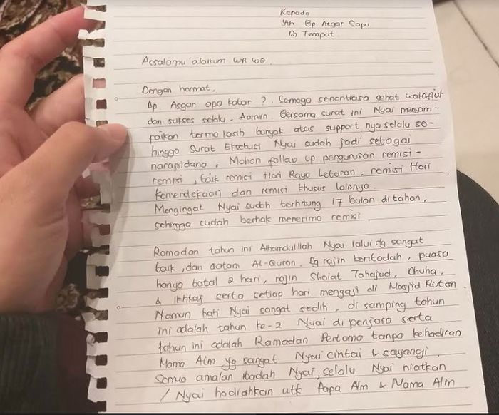Surat dari Roro Fitria