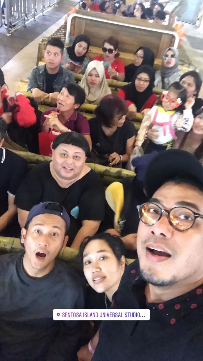 Tamu undangan yang diboyong Jordi Onsu ke Universal Studios
