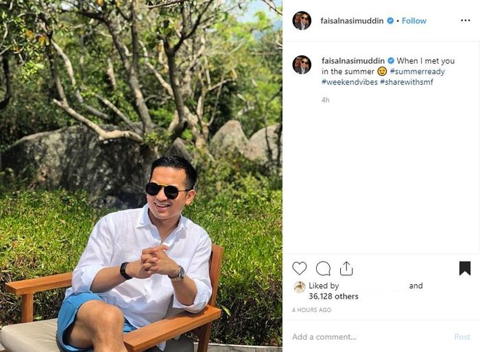 Unggahan Faisal Nasimuddin