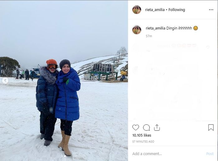 Ibunda Raffi Ahmad dan Ibunda Nagita Slavina tampak kompak