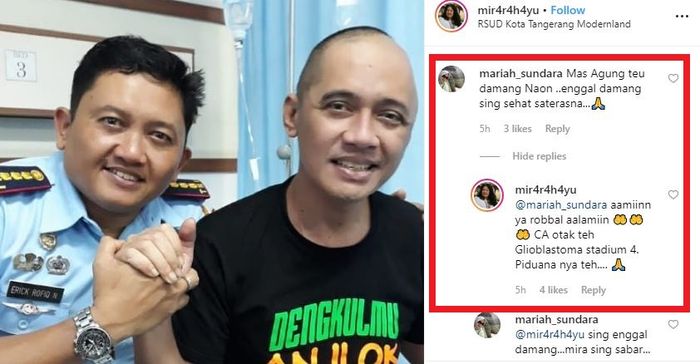 Istri Agung Hercules ungkap suaminya idap penyakit kanker otak