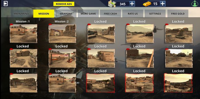 Missions in the game Squad Survival Free Fire Battlegrounds 3D
