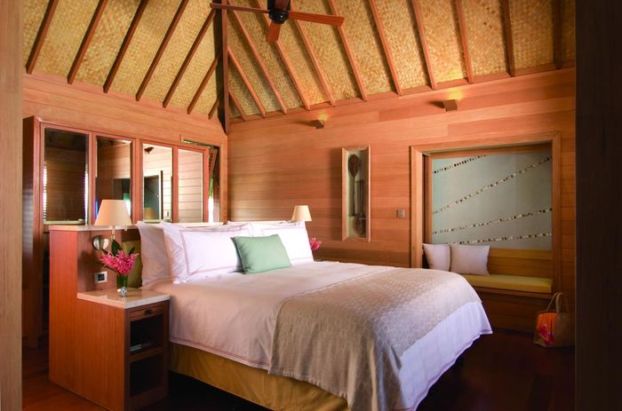 Kamar Tidur di resort Four Season, Bora-bora.