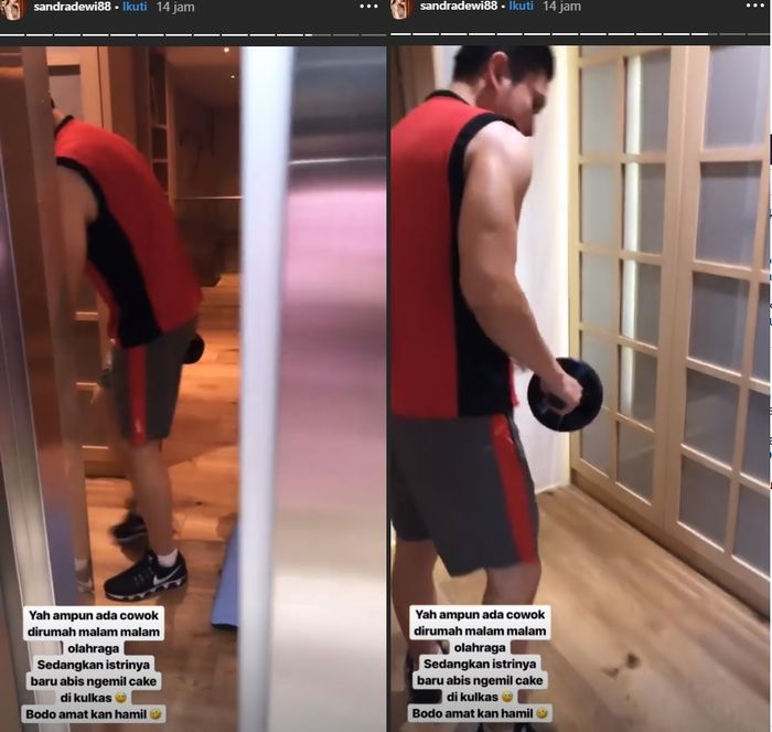 Unggahan Sandra Dewi