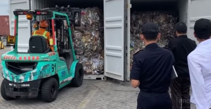 4 kontainer sampah asal Kanada yang masuk ke Indonesia pada Februari 2019