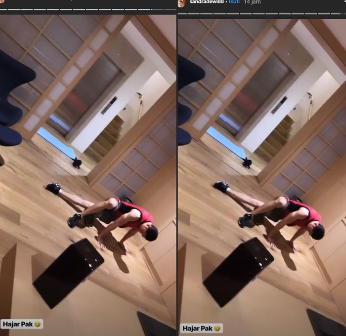 Unggahan Sandra Dewi