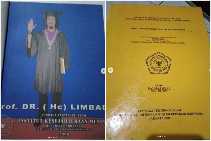 Bukan orang sembarangan, <a href='https://pontianak.tribunnews.com/tag/limbad' title='Limbad'>Limbad</a> ternyata bergelar profesor hingga bisa beberapa bahasa