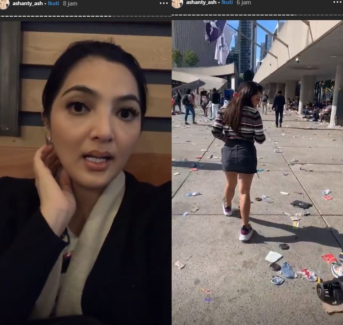 Ashanty dan keluarga berada di tengah kerusuhan