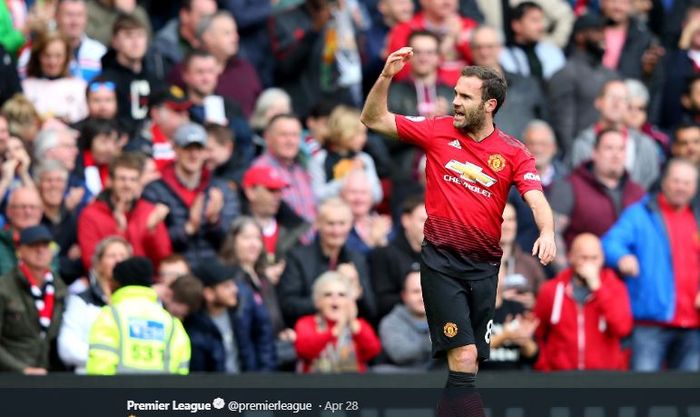 Pemain Manchester United, Juan Mata.