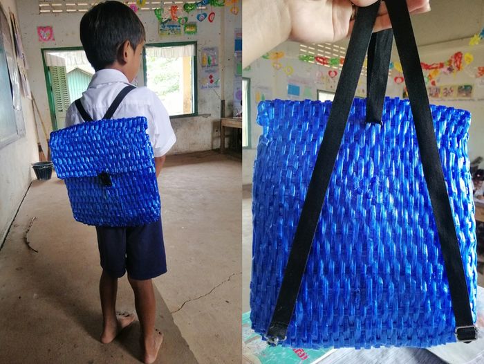 Kisah Haru Seorang Ayah yang Anyamkan Tas dari Tali Rafia karena Tak Mampu Belikan Anaknya Tas Baru