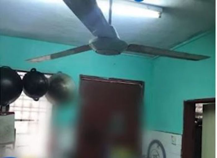 Kipas angin di rumah korban