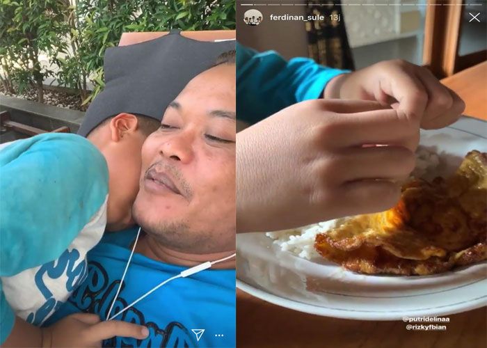 Menu sarapan anak Sule yang sangat sederhana