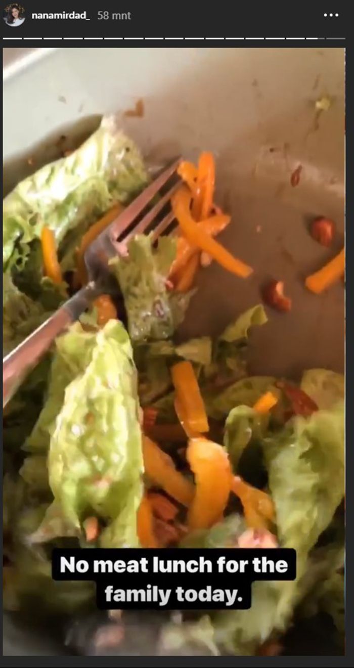 Menu makanan buatan Nana Mirdad