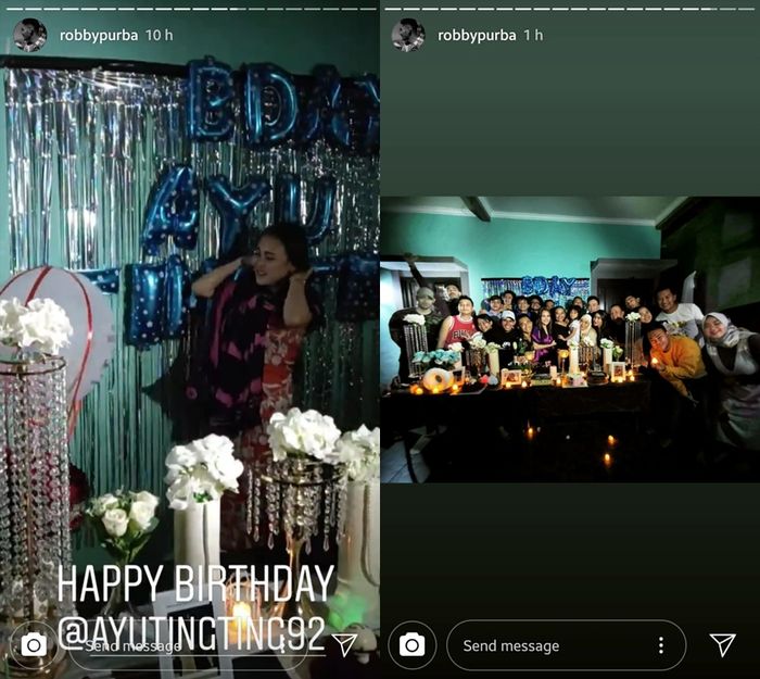Acara ulang tahun Ayu Ting Ting
